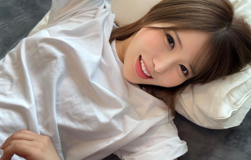 【のぎちゃん】スッピンでキュートな可愛い彼女と起き抜けHエロい！