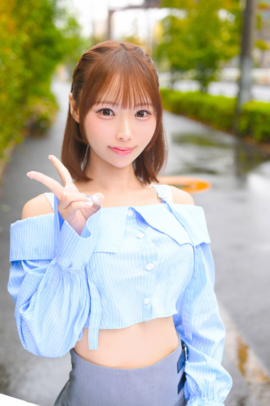 【ふうちゃん】カップルで細身美女の中出しHで可愛さとのギャップがやばい！