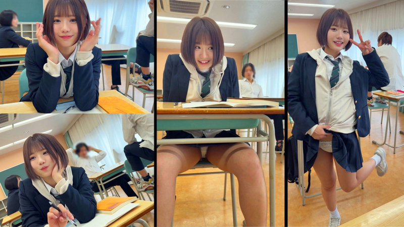 【riku】露出シチュで美人な女の子の濃厚な中出しHがヌケすぎてやばい！