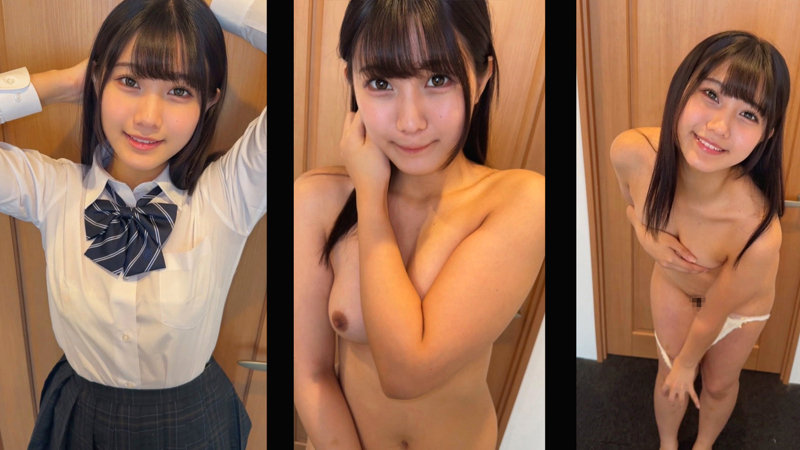 【ナギ】制服姿の淫乱なスレンダー美女の激しいアクメがエロすぎてヌケる！