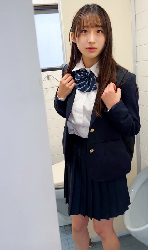 【Sちゃん】制服姿の美少女の濃厚な中出しHがエロすぎてたまらない！