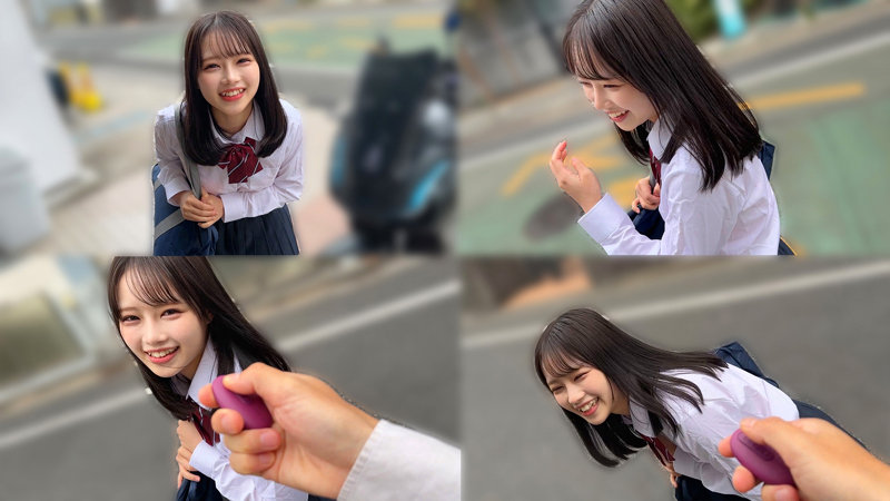【めるちゃん】露出シチュで制服姿のエロい素人美女の即ハメHが激しすぎてやばい！