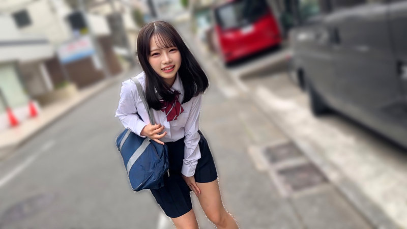 【めるちゃん】露出シチュで制服姿のエロい素人美女の即ハメHが激しすぎてやばい！